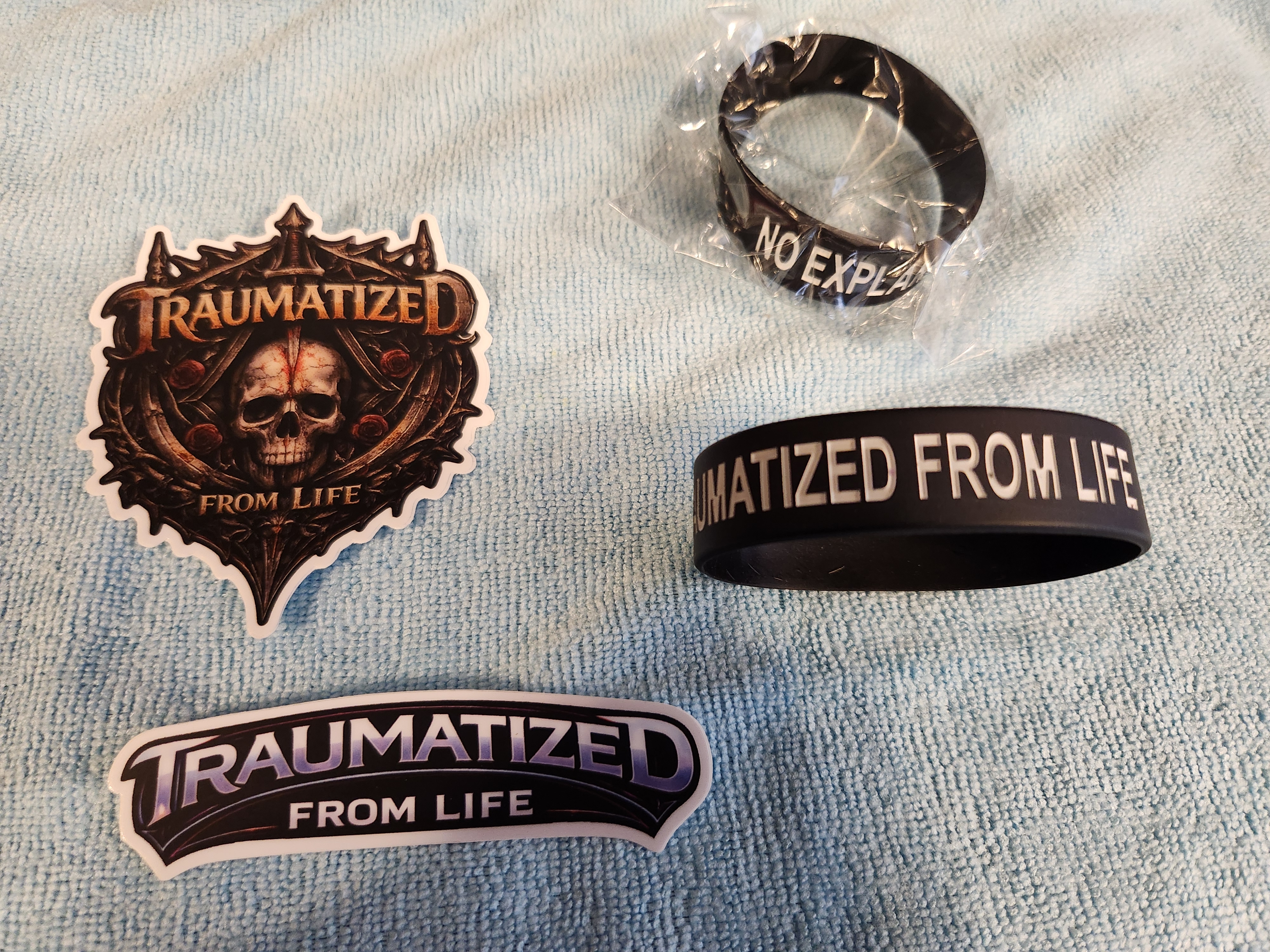 Traumatized From Life Sticker